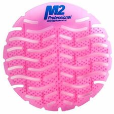 M2 Professional Wave Anti-Splash Urinal Screen - Fruit Basket - Lasts upto 30 Days - Anti-splash, Clog Remover, Deodorizer, Odor Neutralizer - 12 Pack