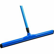 M2 Professional 24" Plastic Moss Squeegee - Blue - 24" (609.60 mm) Rubber Blade - Heavy Duty, Bacteria Resistant, Wear Resistant - Blue - 6Pack