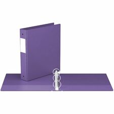 Davis Group Premium Economy, Round Ring, Binder, (Purple, 1.5") - 8 1/2" (215.90 mm) x 11" (279.40 mm) Sheet Size - 275 Sheet Capacity - 3 x 1.50" (38.10 mm) Ring(s) - Fastener(s): Round Ring - Polypropylene - Purple - 1 Each
