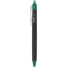 FriXion Clicker Gel Pen - 0.5 mm (0.02") Pen Point - Refillable - Retractable - Erasable - Green Ink - Gel-based - 1/ - 1 / Each