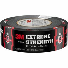 Scotch Extreme Strength Duct Tape 2830 - 30 yd (27.4 m) Length x 1.88" (47.8 mm) Width - Woven - Curl Resistant, Weather Resistant - For Bundling, Reinforcing, Patching, Repairing, Indoor, Outdoor - 12 Rolls/Case - 12 / Case