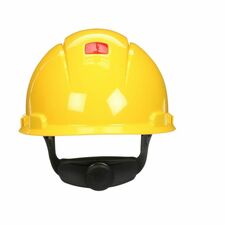 SecureFit H-700 Safety Cap, Yellow, Full Brim, Ratchet, 1 Each