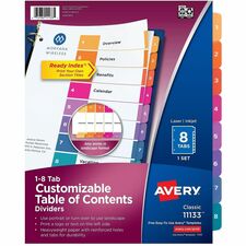 Avery AVE11133 Index Divider