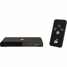 IOGEAR Audio/Video Switchbox - 3840 x 2160 - 4K - 3 x 1 - Projector, Display - 1 x HDMI Out