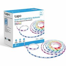TP-Link Light Strip WI-FI 16,4' - Wireless LAN, Adjustable Brightness, Automatic Color Change - Polyurethane - for Home