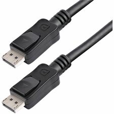 StarTech.com DisplayPort Audio/Video Cable - 3 ft (0.91 m) DisplayPort A/V Cable for Audio/Video Device, Monitor, Docking Station - 21.6 Gbit/s - Supports up to 4096 x 2160 - Black - 1 Each