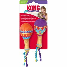 Kong Scrattles Acoustix 2-pk (3) - Cat - Plush - 2 Pack