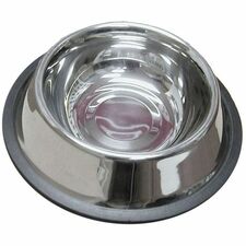 SST SST Dog Dish No Spill 16Oz - 473.18 mL Volume Capacity - Stainless Steel