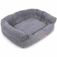 CUMFY CUMFY Beds Corduroy Sofa w/Zipper Grey 36" - Gray