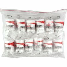 First Aid Central Conforming Gauze Bandage Roll - Conforms to the contour of the body, Helps keep dressings in place, Individually wrapped, 12 per pack