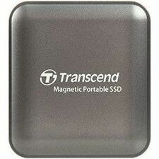 Transcend ESD420 1 TB Portable Solid State Drive - 2.5" External - Iron Gray
