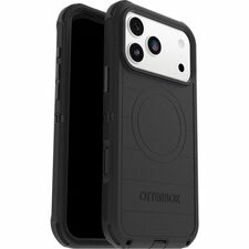 OtterBox Defender Pro Magnets with Camera Control for iPhone 17 ProMax (Case Only) - Black - Retail Packaging - 7.75 x 4.25 x 0.7 in