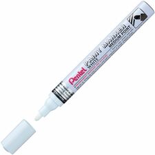 Pentel Paint Marker, Medium Point, Bullet Tip, White Ink - Paint Marker, Quick Drying, Permanent Pigment Ink, Ideal for DIY Projects and Decorating