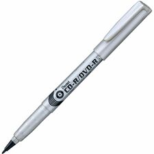 Pentel CD-R/DVD-R Permanent Marker (2.0mm), Bullet Tip, Black Ink - Black Ink - Alcohol Based, Liquid