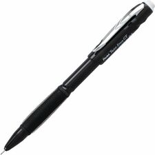 Pentel Twist-Erase GT (0.5mm) Retractable 1-Click Mechanical Pencil, Transparent Black Barrel - Retractable Mechanical Pencil, Writing, Drawing, School Supplies, Large Retractable Eraser