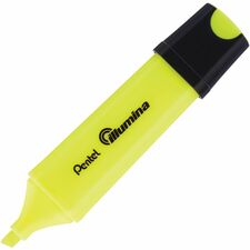 Pentel Illumina Liquid Highlighter, Chisel Tip, Yellow Ink - Liquid Highlighter, Office Supplies, School Supplies