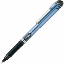 Pentel Liquid Gel Pen, (0.5mm) Needle Tip, Black Ink - 0.5 mm (0.02") Fine Needle Pen Point - Black Ink - Liquid Gel Ink - Blue Barrel - Office, School, Writing