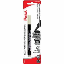 Pentel Dry Erase Marker (3.0mm) 1PC Pack, Black Ink - WhiteBoard Dry Erase Marker, Markers for Whiteboards, Free of Harmful Chemicals