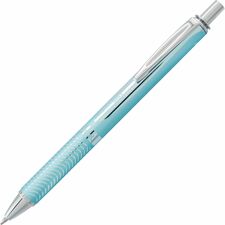 Pentel Retractable Premium Liquid Gel Pen, (0.7mm) Aquamarine Barrel, Black Ink - 0.7 mm (0.03") Medium Pen Point - Retractable - Black Ink - Liquid Gel Ink - Aquamarine Metal Barrel - Metal Tip - Office, Writing