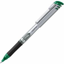 Pentel EnerGel Liquid Gel Pen, (0.7mm) Metal Tip, Capped, Green Ink - Liquid Gel Rollerball Pen with Cap to Protect Pockets, Everyday Writing, Office Supplies, School Supplies
