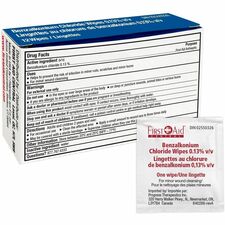 First Aid Central Benzalkonium Chloride Antiseptic Towelettes - 12 / Pack