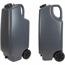 Radian Eyewash Tank Waste Cart - 60.31 L Volume Capacity - Plastic - 1 Each