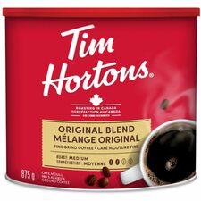 Tim Hortons Ground Coffee - Medium - 875 mL - Ground - Original Blend