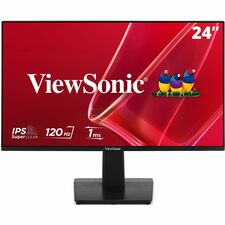 ViewSonic VA2448-MH 24" Class Full HD LED Monitor - 16:9 - 23.8" Viewable - SuperClear IPS - LED Backlight - 1920 x 1080 - 16.7 Million Colors - 300 cd/m² - 1 ms - 120 Hz Refresh Rate - Speakers - Tilt - HDMI - VGA - VESA Mount Compatible