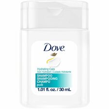Dove Hydrating Care Shampoo - 30ml Miniature Bottle, Flip Cap, 192/ Carton