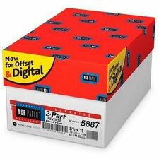 Spicers NCR PAPER Superior Pre-Collated - Letter - 8 1/2" (215.90 mm) x 11" (279.40 mm) - 21 lb (9525.44 g) Basis Weight - Precollated, Reverse Sequence, Carbonless - Canary, White - 5000 Sheets - 500 Sheets/Pack - 10 / Box
