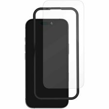 Blu Element Tempered Glass Screen Protector with Installation Kit iPhone 16/15 - For OLED iPhone 15, iPhone 16 - Scratch Resistant, Fingerprint Resistant, Impact Resistant, Shatter Proof, Smudge Resistant - 9H - Tempered Glass - for Apple iPhone 15, iPhone 16 - 1 Each