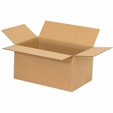 Spicers Shipping Case - External Dimensions: 10" (254 mm) Width x 10" (254 mm) Depth x 14" (355.60 mm) Height - Single Wall - 32 ECT - Stackable - Corrugated, Cardboard - Kraft - For Storage, Warehouse Item, Packaging, Shipping - 25 / Pack