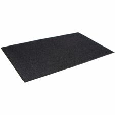 Mat Tech Eco Step™ Wiper Entrance Mat - Indoor - 10 ft (3048 mm) Length x 36" (914.40 mm) Width x 0.250" (6.35 mm) Thickness - Fiber - Charcoal - 1 Each