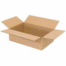 Spicers Shipping Case - External Dimensions: 11.8" (298.45 mm) Length x 8.8" (222.25 mm) Width x 4.8" (120.65 mm) Height - Single Wall - 29 ECT, 32 ECT - Stackable - Corrugated, Cardboard - Kraft - For Storage, Warehouse Item, Packaging, Shipping - 25 / Pack