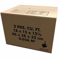 Spicers Shipping Case - Single Wall - 32 ECT - Stackable - Corrugated, Cardboard - Kraft - For Storage, Warehouse Item, Packaging, Shipping - 20 / Pack