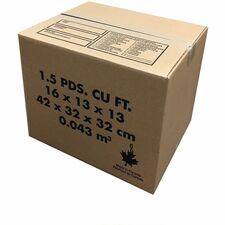 Spicers Shipping Case - Single Wall - 32 ECT - Stackable - Corrugated, Cardboard - Kraft - For Storage, Warehouse Item, Packaging, Shipping - 20 / Pack