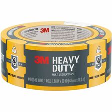3M" Heavy Duty Yellow Duct Tape, 2120-YL, 1.88 in x 20 yd (48mm x 18.2m) - 20 yd (18.3 m) Length x 1.88" (47.8 mm) Width - Yellow - For Multipurpose - 1 Each