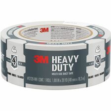 3M" Heavy Duty White Duct Tape, 2120-WH, 1.88 in x 20 yd (48mm x 18.2m) - 20 yd (18.3 m) Length x 1.88" (47.8 mm) Width - White - For Multipurpose - 1 Each
