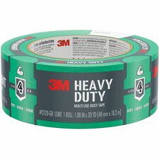 3M" Heavy Duty Green Duct Tape, 2120-GR, 1.88 in x 20 yd (48mm x 18.2m) - 20 yd (18.3 m) Length x 1.88" (47.8 mm) Width - Green - For Multipurpose - 1 Each