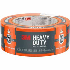 3M" Heavy Duty Orange Duct Tape, 2120-OR, 1.88 in x 20 yd (48mm x 18.2m) - 20 yd (18.3 m) Length x 1.88" (47.8 mm) Width - Orange - For Multipurpose - 1 Each