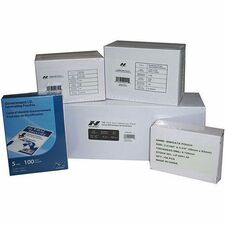 HOP Single Sided Matte Letter Pouch - Laminating Pouch/Sheet Size: 9" (228.60 mm) Width x 11.50" (292.10 mm) Length x 5 mil (0.13 mm) Thickness - Matte, Glossy - for Document, Menu, Signage - Single Sided, Moisture Resistant, Fingerprint Resistant, Wear Resistant - Polyethylene Terephthalate (PET), Ethylene Vinyl Acetate (EVA), Polyethylene - 100 / Pack