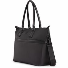 bugatti Essential Carrying Case (Tote) for 14.1" to 15.6" Notebook - Black - Polyester, Synthetic Leather Body - Trolley Strap, Shoulder Strap, Handle - 13" (330.20 mm) Height x 7.50" (190.50 mm) Width x 17.75" (450.85 mm) Depth - 1 Each