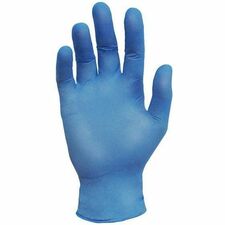 RONCO NE2 Examination Gloves - Medium - 4 mil (0.10 mm) Thickness - Contaminant, Allergy, Chemical, Organic Solvent Protection - Medium Size - For Right/Left Hand - Nitrile - Blue - Latex-free, Comfortable, Durable, Flexible, Ambidextrous, Textured - For Chemotherapy, Industrial, Healthcare, Food Processing, Medical, Food Handling, Automotive, Dental, Food Preparation, Manufacturing, Meat Processing, ... - 100 / Box