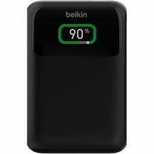 Belkin BoostCharge Pro 3-Port Laptop Power Bank 20K - For Notebook, MacBook, USB Type C Device, USB Type A Device, MacBook Pro, Universal, Smartphone, Tablet PC, iPhone, iPad mini, iPad Pro, ... - Lithium Ion (Li-Ion) - 20000 mAh - 65 W - 120 V AC, 230 V AC Input - USB Type-C Connector - 3 x USB - Digital Display