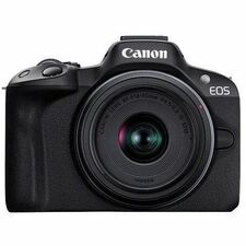Canon EOS R50 24.2 Megapixel Compact Camera - Black - APS-C CMOS Sensor - Autofocus - 3840 x 2160 Video - 4K, Full HD Recording - HD Movie Mode