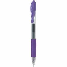 G2 Rollerball Pen - 0.7 mm (0.03") Fine, Medium Pen Point - Refillable - Retractable - Purple Ink - Gel-based