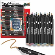 Sharpie Creative Markers - Bullet Marker Point - Water Based, Acrylic Based - Multipurpose - 12 / Pack