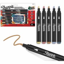 Sharpie Creative Markers - Bullet Marker Point - Water Based, Acrylic Based - Multipurpose - 5 / Pack