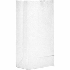 AJM #8 White Paper Grocery Bags