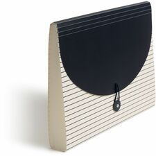 U Brands Fashion Letter Expanding File - 8 1/2" (215.90 mm) x 11" (279.40 mm) - 430 Sheets Capacity - 2" (50.80 mm) Expansion - 13 Pocket - Poly - Tear Resistant, Water Resistant, Acid-free, PVC-free, Tab, Durable, Reinforced Edges, Die-cut - 1